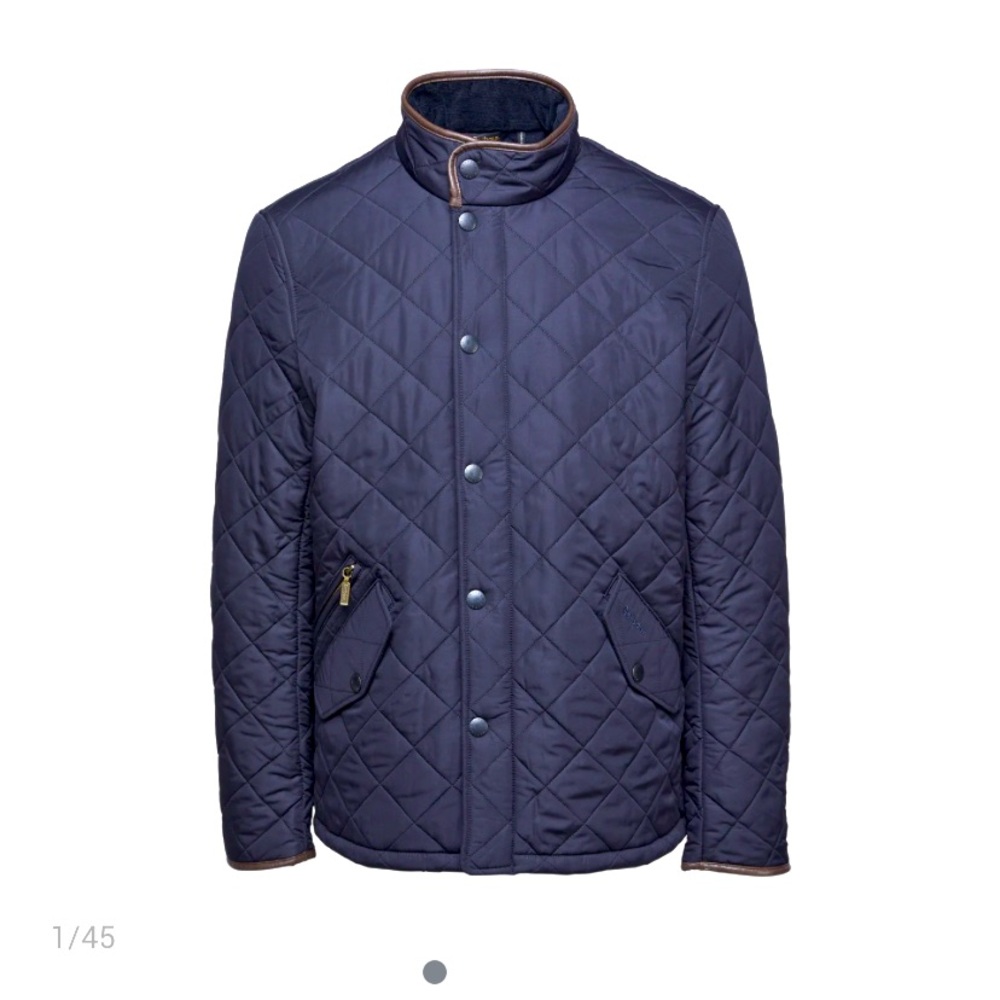 BARBOUR Powell Quill Bomber Jacket Men’s Large